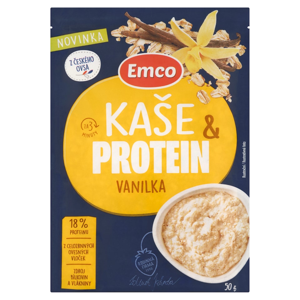 obrázok 1 z Emco Ovsená kaša proteín vanilka 50 g