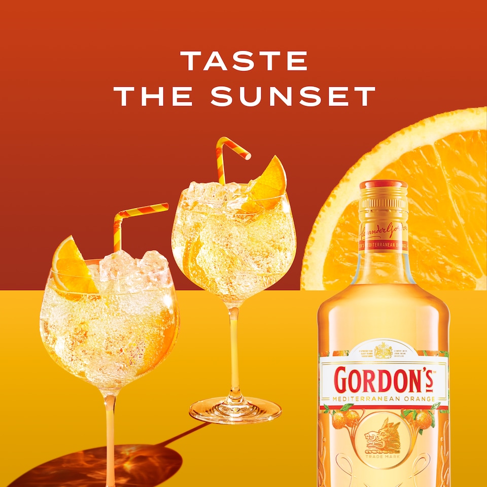 image 1 of Gordon's Mediterranean Orange Gin Bottle 37.5% Vol 70Cl 