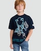 image 4 of Sonic Oversized Short Sleeved T-Shirt in Black
