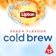 image 1 of Lipton Cold Brew Peach Flavour 15 Teabags 37.5G