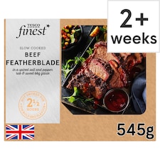 Tesco Finest Slow Cooked Beef Featherblade in a Spiced Salt and Pepper Rub & Sweet BBQ Glaze 545G