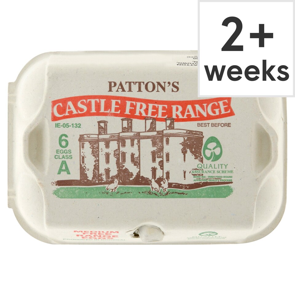Castle Free Range Medium 6 Pack Eggs