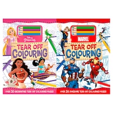 Tear Off Colouring Disney/Marvel
