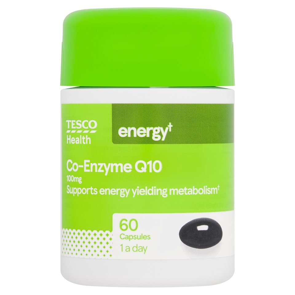 Tesco Health Co-enzyme Q10 Capsules 100Mg 60s