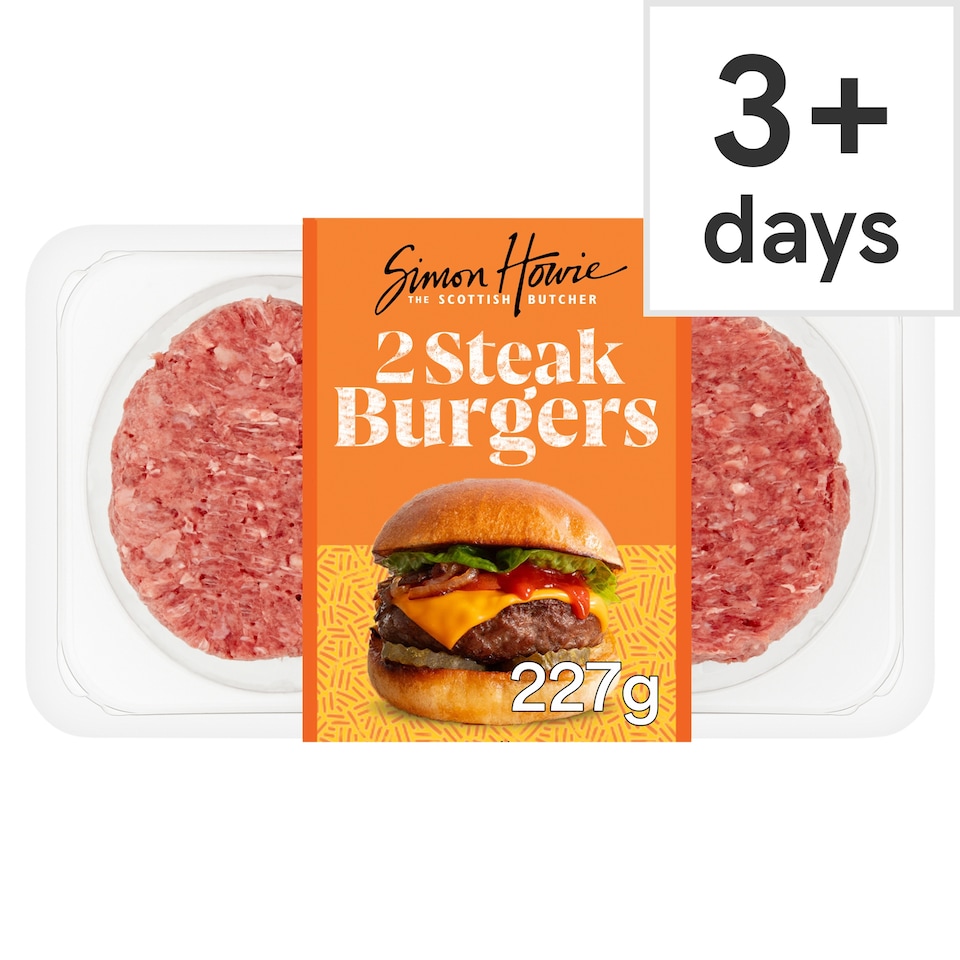 Simon Howie Premium Steak Burgers 227G