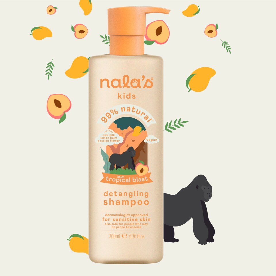 image 1 of Nala's Kids Detangling Shampoo Tropical Blast 200ml