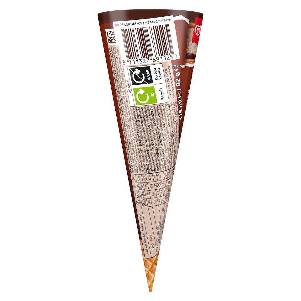 image 1 of Cornetto Max Hazelnut & Chocolate 115 ml