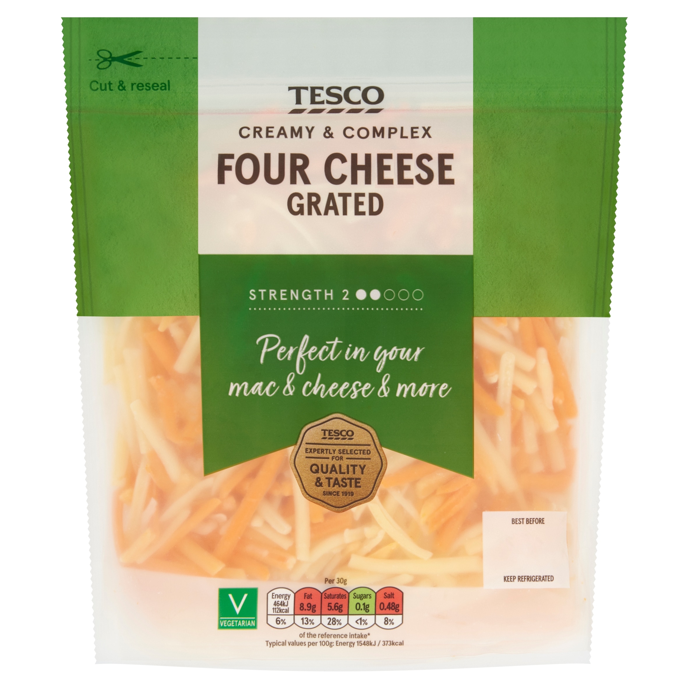 Tesco Grated Four Cheese 250g