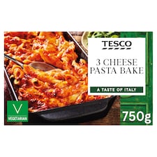 Tesco Three Cheese Pasta Bake 750G