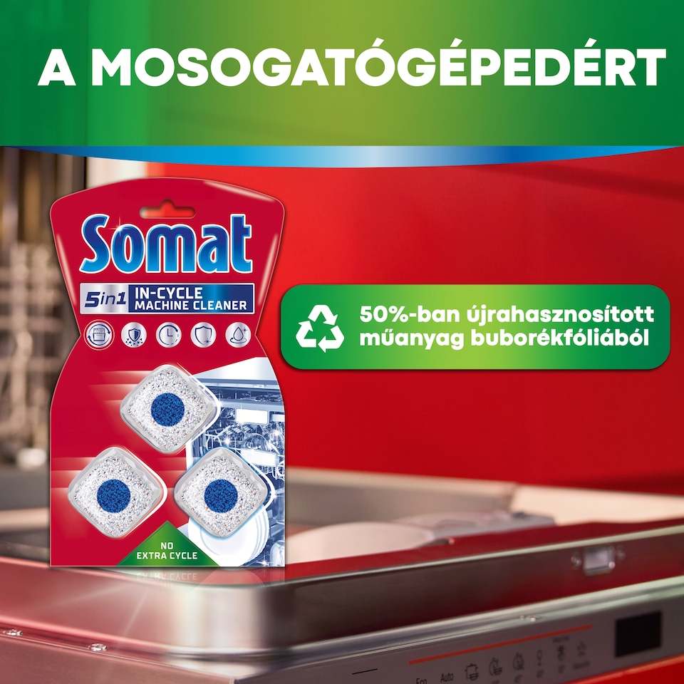 image 1 of Somat Duo Power Experts Dishwasher Cleaning Tablets 3 x 19 g