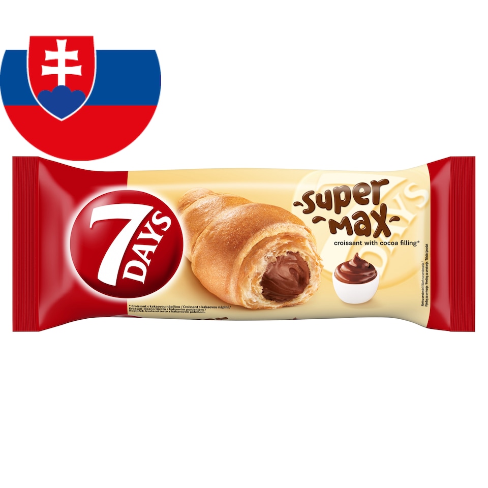 obrázok 1 z 7 Days Croissant Super Max s kakaovou náplňou 110 g