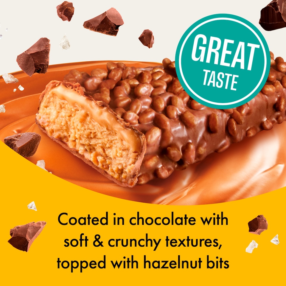 image 1 of Fulfil Chocolate Salted Caramel 3X40g