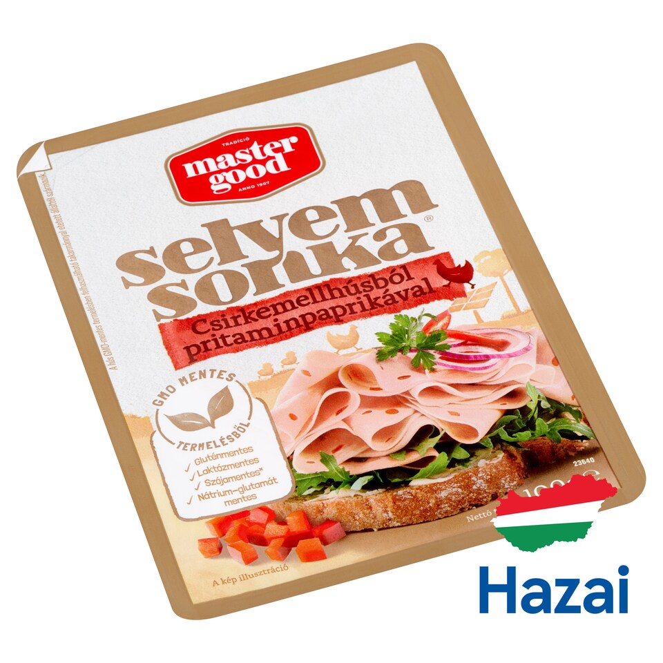 Master Good szeletelt selyemsonka csirkemellhúsból pritaminpaprikával 100 g