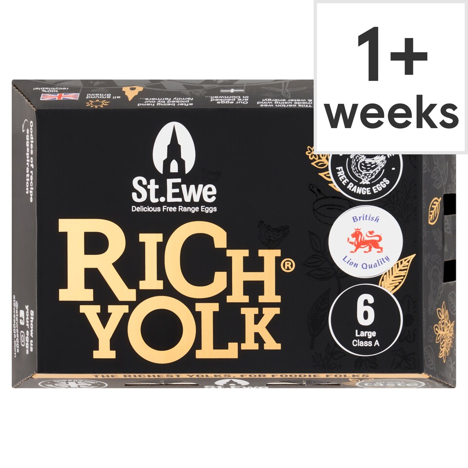 image 1 of St. Ewe Rich Yolk Large Free-Range Eggs 6 Pack