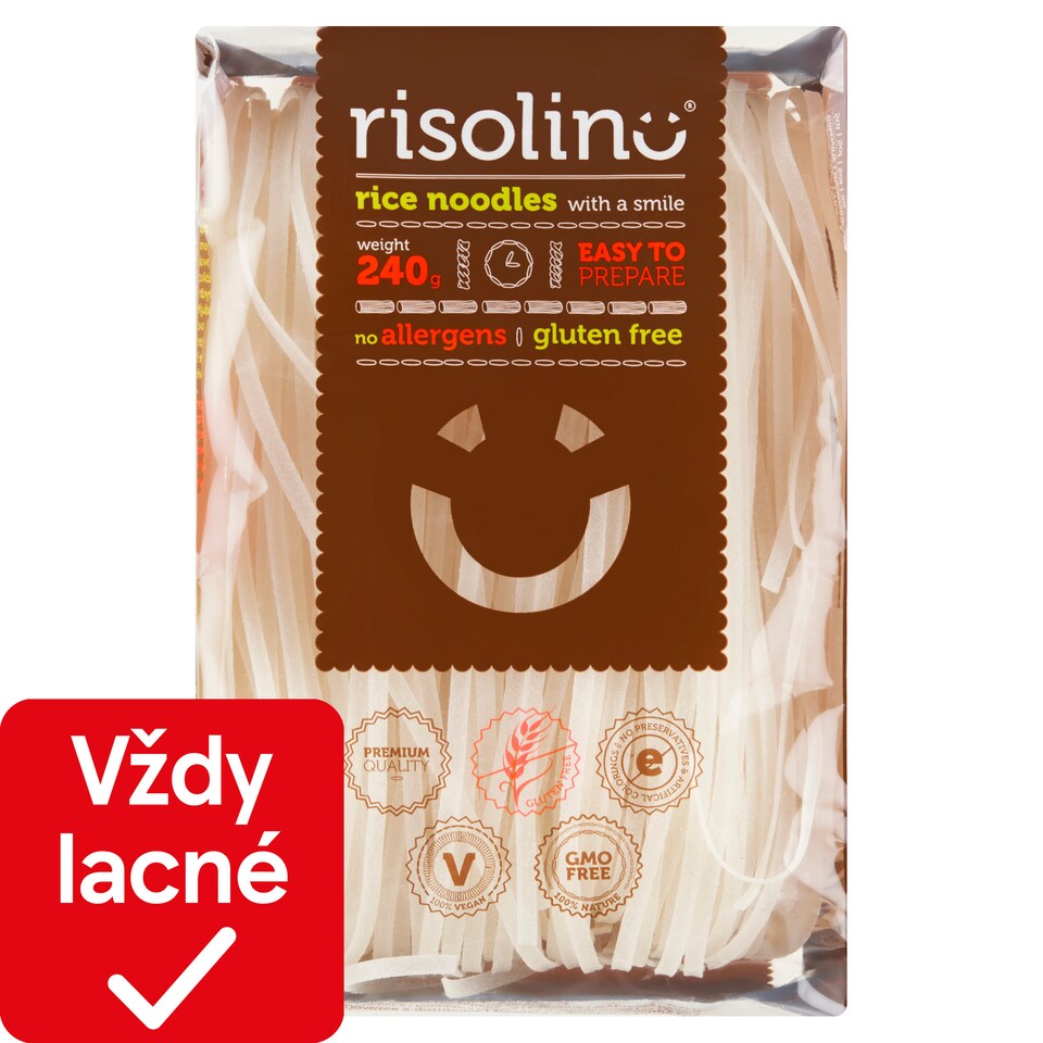 Risolino Ryžové rezance 4 mm 240 g