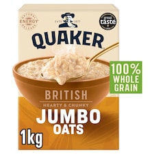 Quaker Jumbo Porridge Oats 1kg