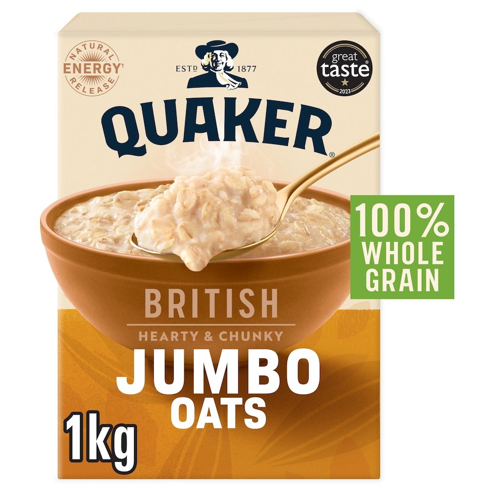 image 1 of Quaker Jumbo Porridge Oats 1kg