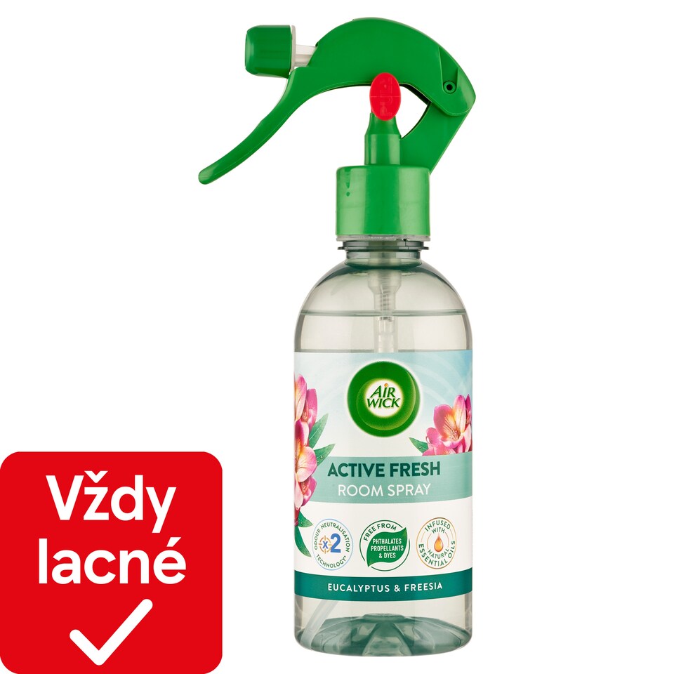obrázok 1 z Air Wick Active Fresh Osviežovač vzduchu v spreji eukalyptus a frézia 237 ml