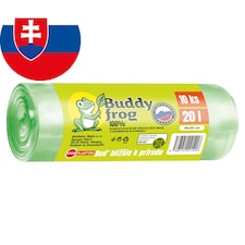 Buddy Frog 100% kompostovateľné vrecká 20 l 10 ks