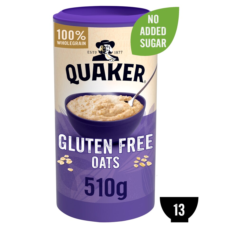 image 1 of Quaker Gluten Free Original Porridge Oats 510g