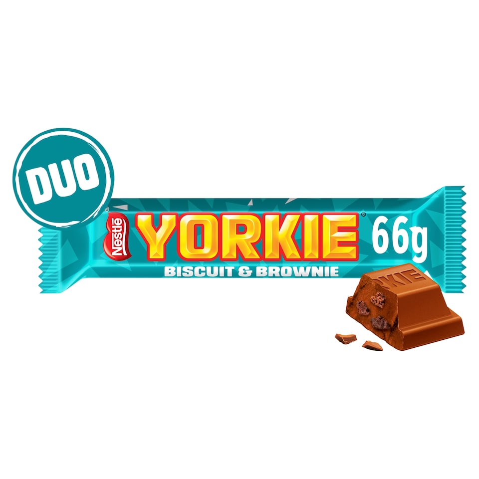 image 1 of YORKIE DUO Biscuit & Brownie 66g 