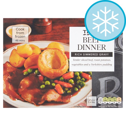 Tesco Roast Beef Dinner 400G Tesco Groceries