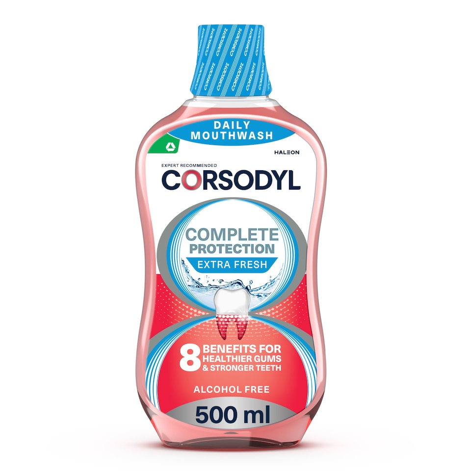 image 1 of Corsodyl Complete Protection Mouthwash Extra Fresh 500ml