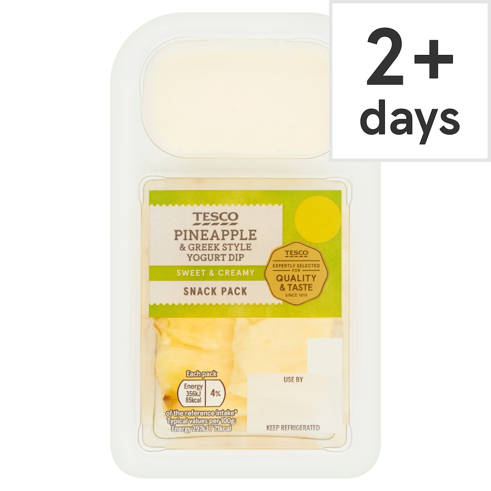 Tesco Pineapple & Greek Style Yogurt Dip 120g 