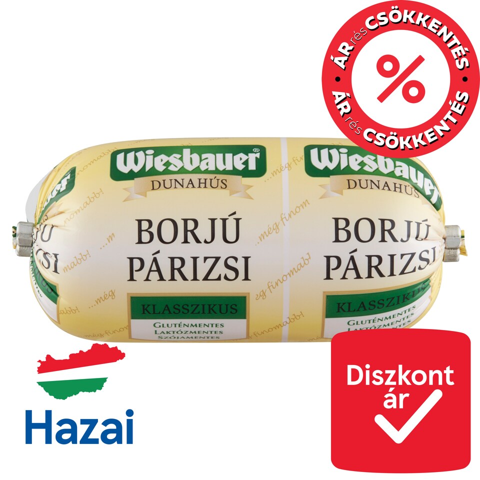 Wiesbauer klasszikus borjú párizsi 300 g