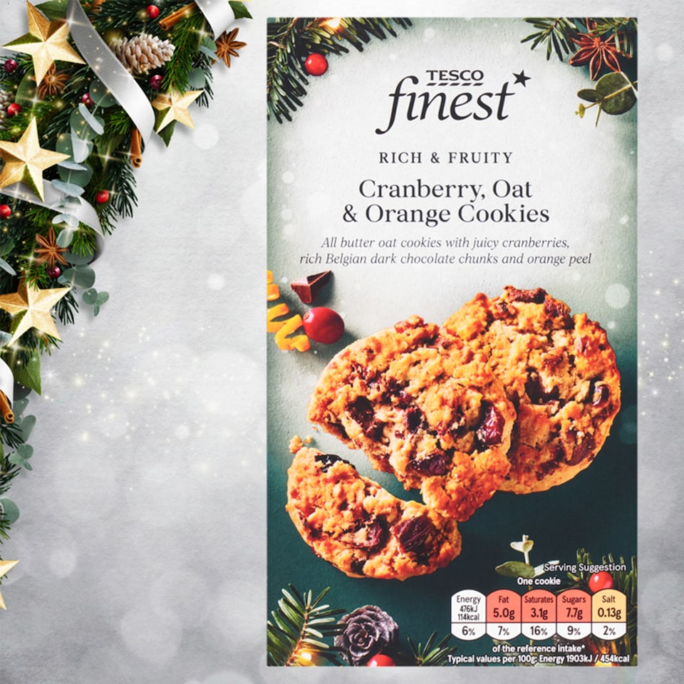 Obrázek 1 pro produkt Tesco Finest Sušenky s ovesnými vločkami 200g