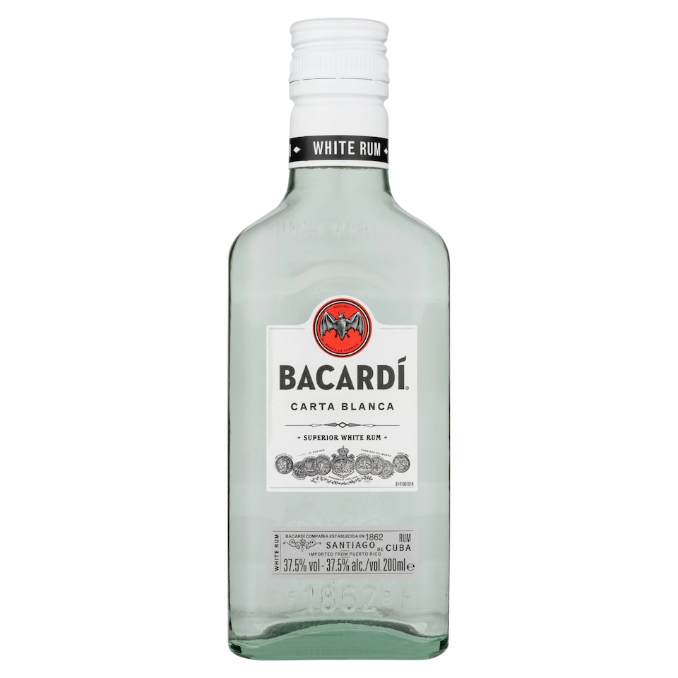 Bacardi White Rum 20Cl