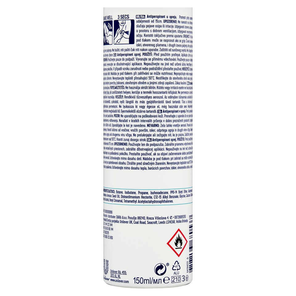 Obrázek 1 pro produkt Rexona Blue Poppy & Apple antiperspirant ve spreji 150ml