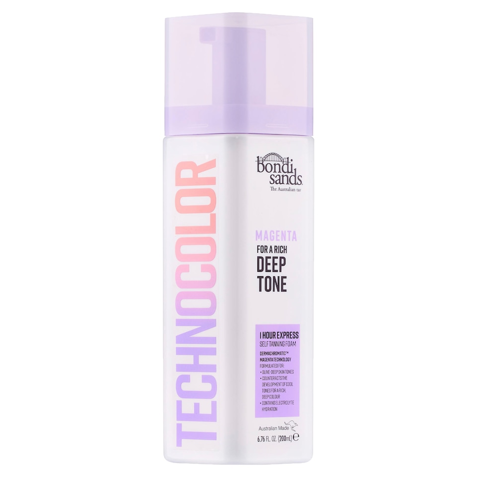 Bondi Sands Technocolor 1 Hour Express Self Tanning Foam Magenta 200Ml