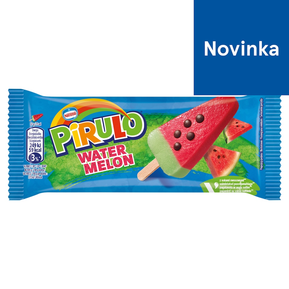Nestlé Pirulo Frozen Water Cream with Melon and Apple Flavor 73 ml