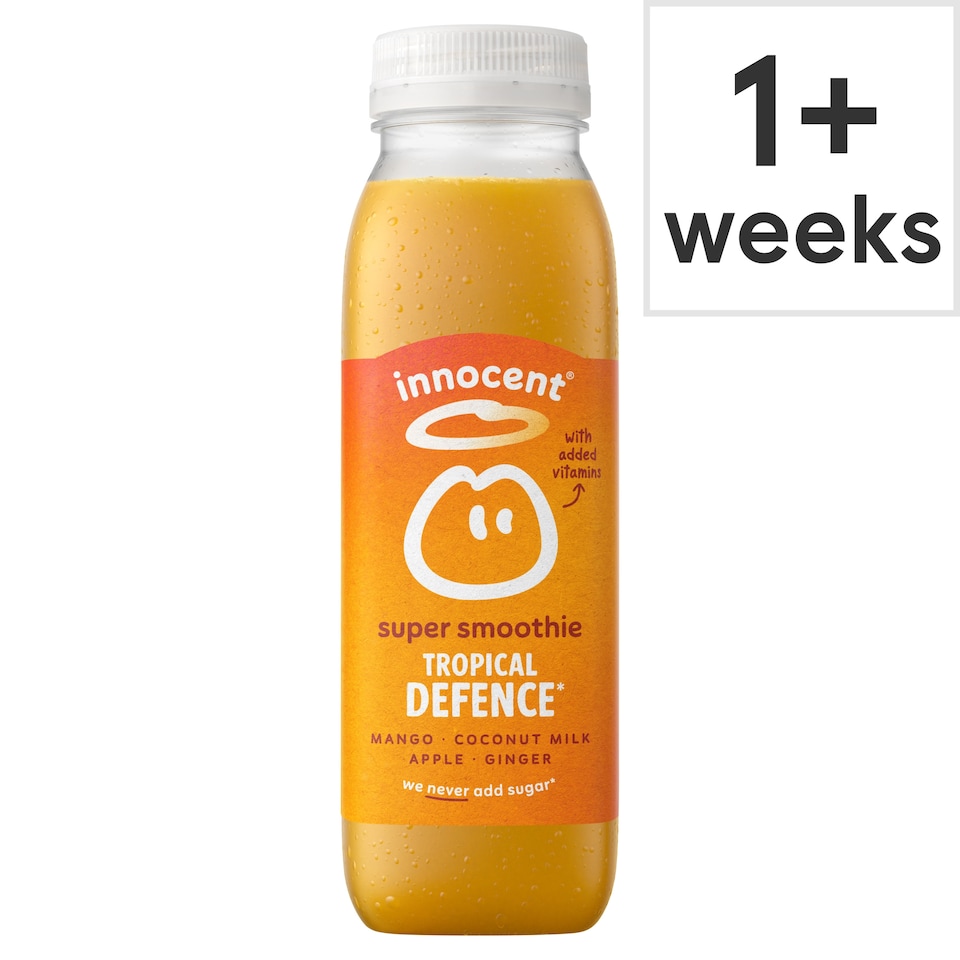 Innocent Super Smoothie Tropical Defence Mango, Coconut Milk, Apple & Ginger with Vitamins 300ml