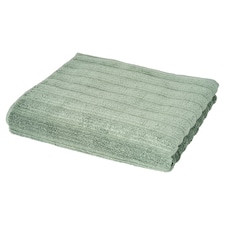 F&F Home Sage Ribbed Bath Sheet Towel