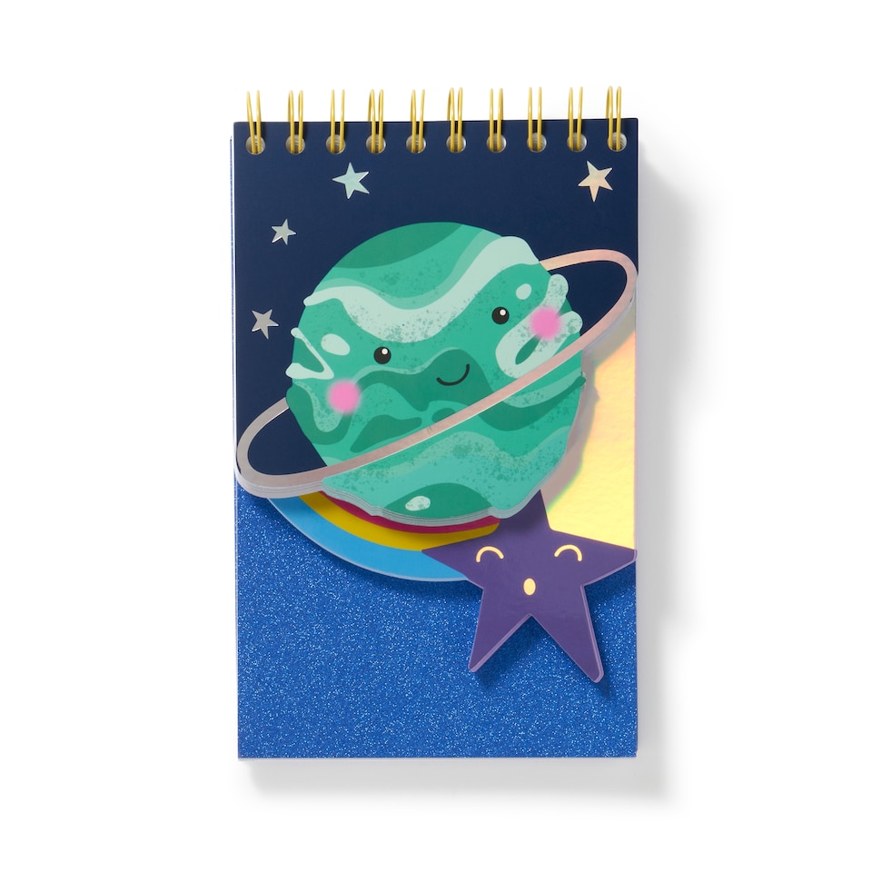 image 1 of Paperchase Happy Space Flip Notebook