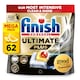 image 1 of Finish Ultimate Plus All In One Dishwasher Tablets - Lemon 62 Pack 756.4g