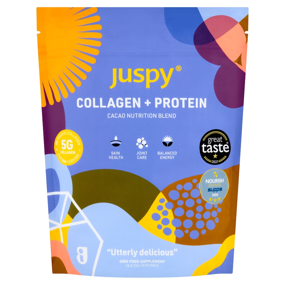  Juspy Collagen & Protein Utterly Delicious Food Supplement Blend 400g.