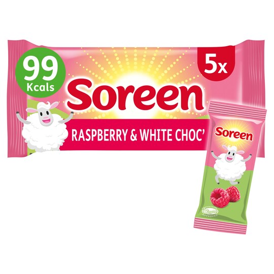 Soreen Raspberry & White Chocolate 5 Mini Loaves 150G