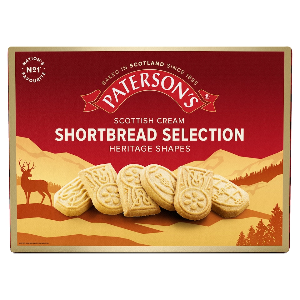 Paterson's Scottish Cream Shortbread Selection 1Kg
