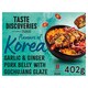 image 1 of Tesco Taste Discoveries Flavours of Korea Garlic & Ginger Pork Belly with Gochujang Glaze 402g
