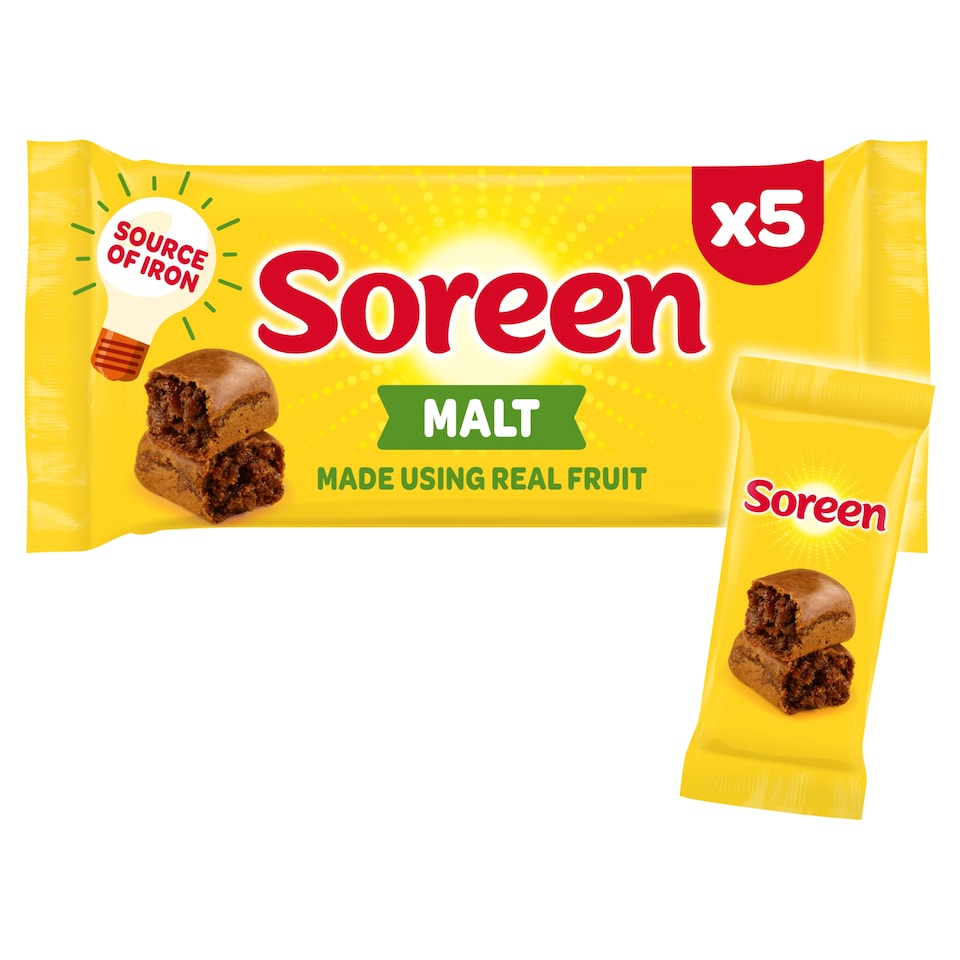 Soreen Malt Lunchbox Loaves 5 Pack