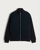 image 4 of F&F Quilted Front Zip Up Jacket in Navy