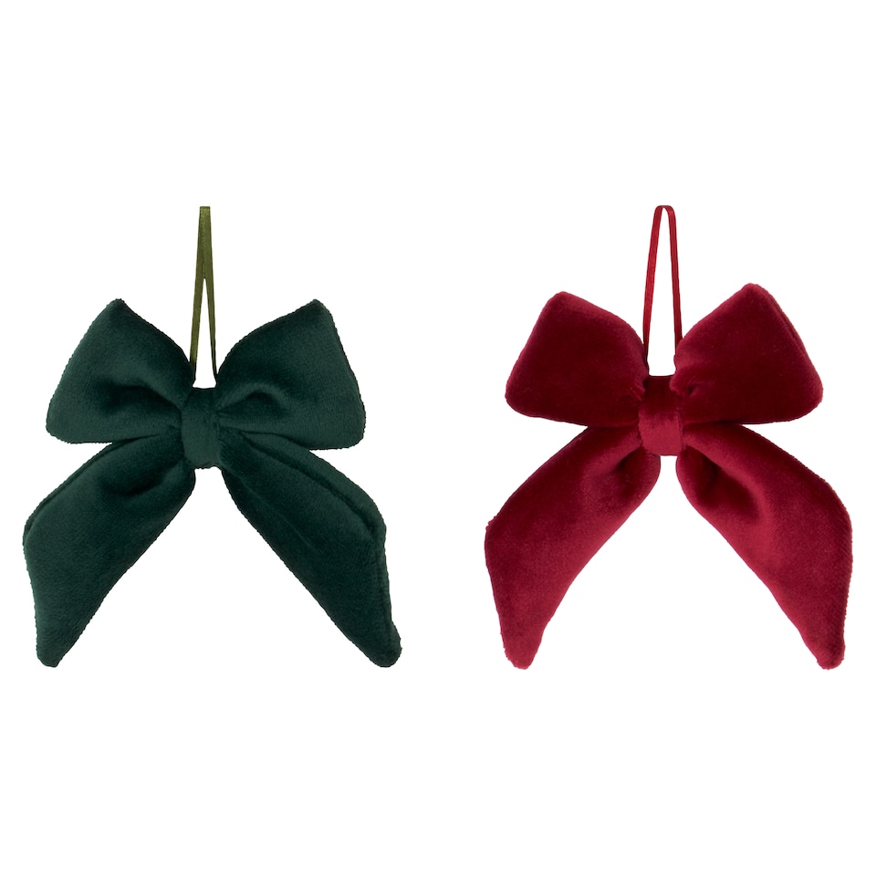 Bayswood Traditional Bow Hanging Christmas Decoration Assortment