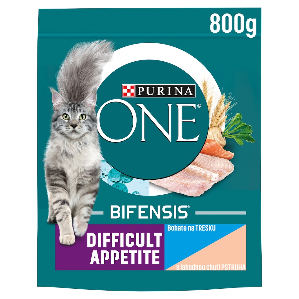 PURINA ONE Difficult Appetite, Rich on Cod with a Delicious Trout Taste 800g