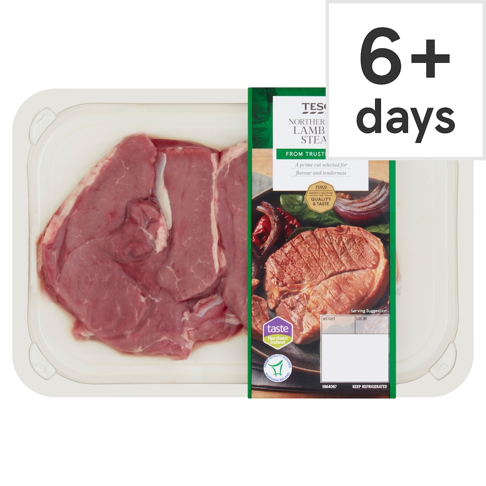 Tesco Northern Irish Lamb Leg Steaks 300g