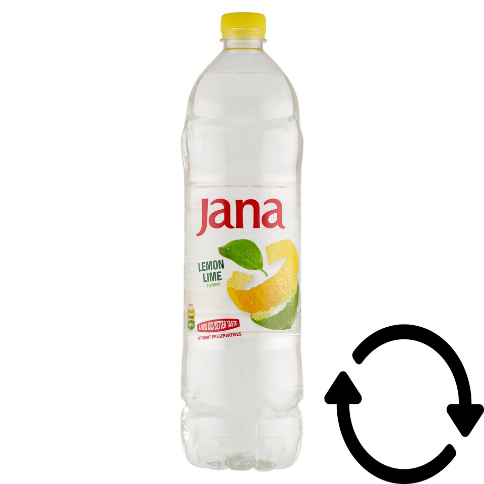 Jana citrom és zöld limetta ízű, energiaszegény, szénsavmentes üdítőital 1,5 l