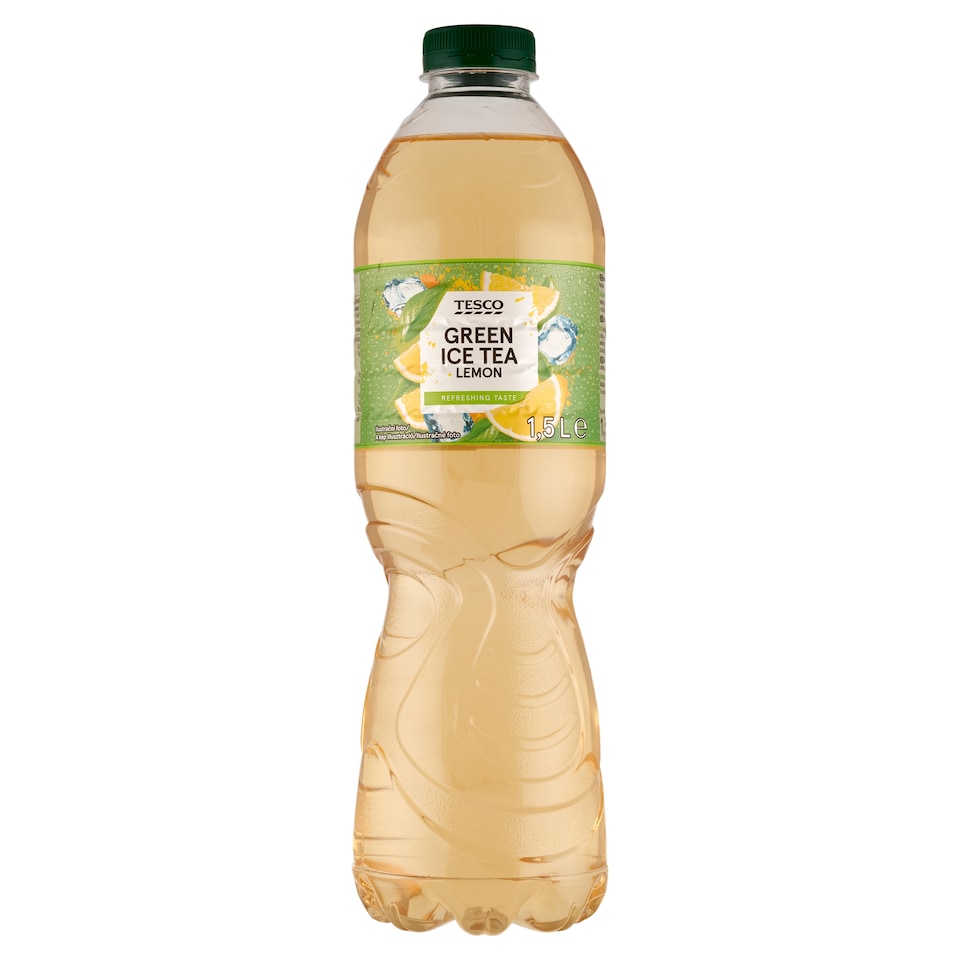 Tesco citrom ízű üdítőital zöld tea kivonattal 1,5 l 