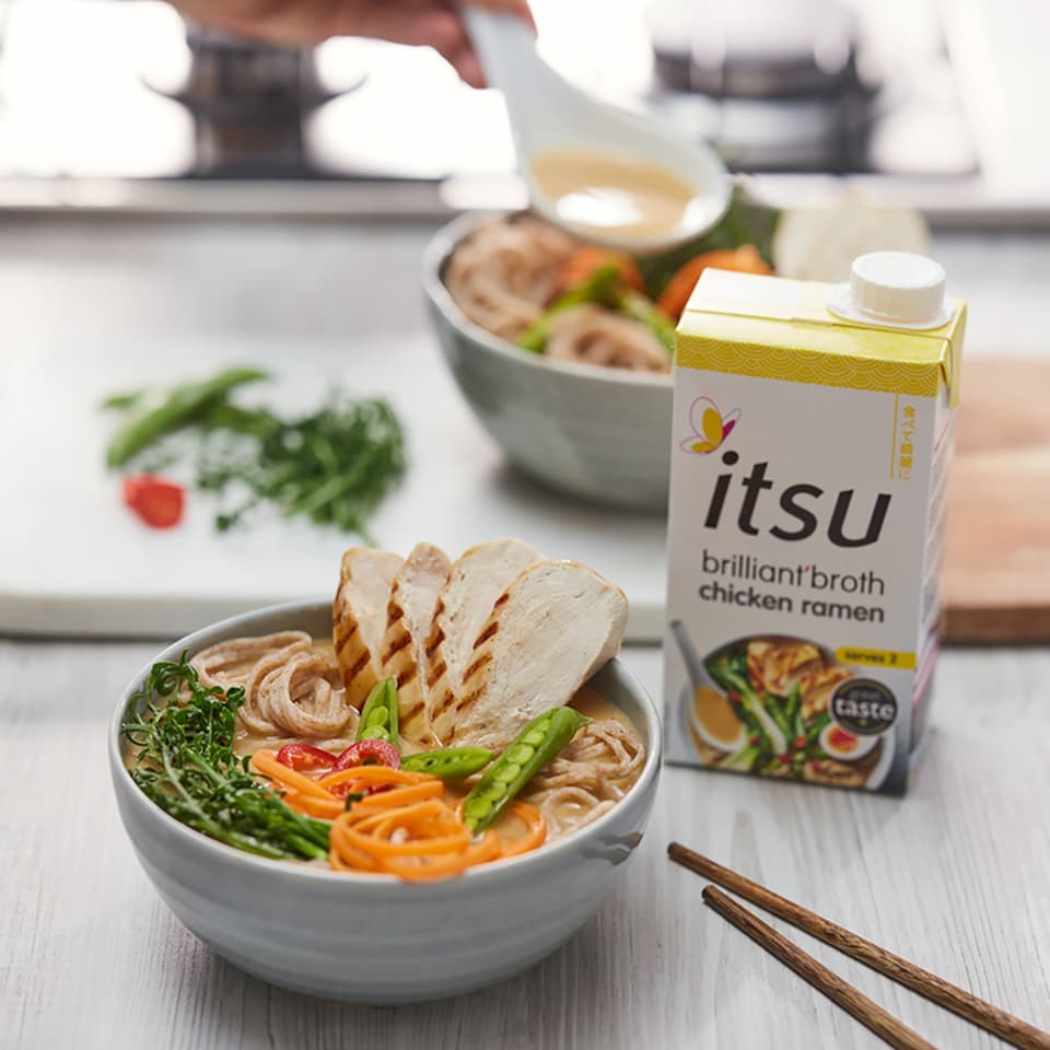 image 1 of Itsu Brilliant' Broth Chicken Ramen 500ml